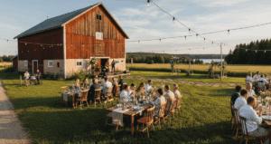 Hyvä juhlatila Nousiaisen alueella.