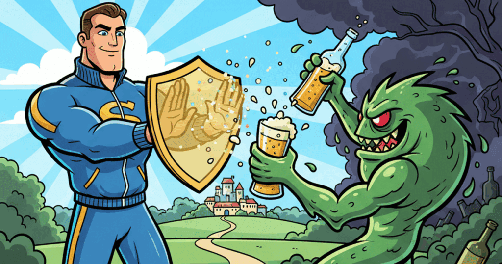 Juomisen lopettaminen ja vertaistuki.