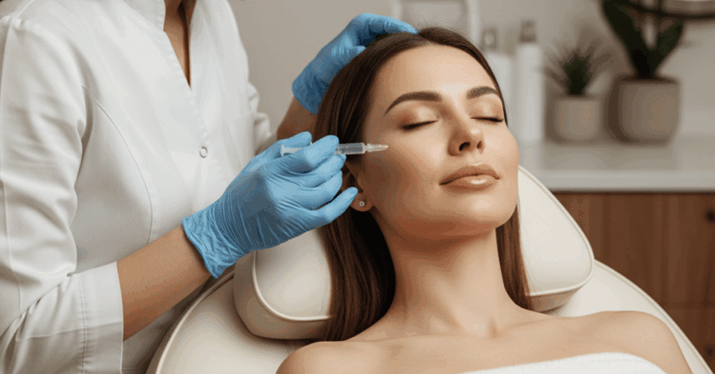 Täyteainehoitoa Lahdessa.